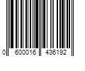 Barcode Image for UPC code 0600016436192