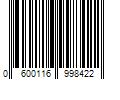 Barcode Image for UPC code 0600116998422