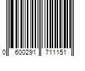 Barcode Image for UPC code 0600291711151