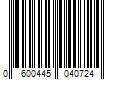 Barcode Image for UPC code 0600445040724