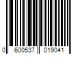 Barcode Image for UPC code 0600537019041