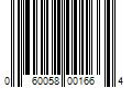 Barcode Image for UPC code 060058001664