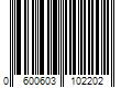 Barcode Image for UPC code 0600603102202