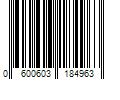 Barcode Image for UPC code 0600603184963