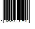 Barcode Image for UPC code 0600603215711