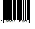 Barcode Image for UPC code 0600603220678