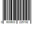 Barcode Image for UPC code 0600603225192