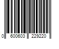 Barcode Image for UPC code 0600603229220