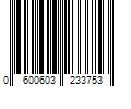 Barcode Image for UPC code 0600603233753