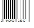 Barcode Image for UPC code 0600603233821