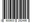 Barcode Image for UPC code 0600603252495