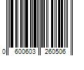 Barcode Image for UPC code 0600603260506