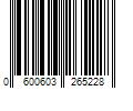 Barcode Image for UPC code 0600603265228