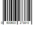 Barcode Image for UPC code 0600603273810. Product Name: Best Buy essentialsâ„¢ - 6" 2-Way Audio Splitter - Black