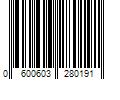 Barcode Image for UPC code 0600603280191