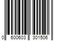 Barcode Image for UPC code 0600603301506