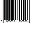 Barcode Image for UPC code 0600639800936