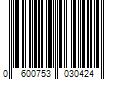 Barcode Image for UPC code 0600753030424