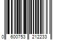 Barcode Image for UPC code 0600753212233