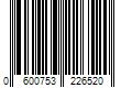 Barcode Image for UPC code 0600753226520