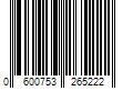 Barcode Image for UPC code 0600753265222