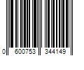 Barcode Image for UPC code 0600753344149