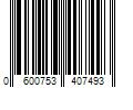 Barcode Image for UPC code 0600753407493