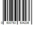 Barcode Image for UPC code 0600753534236