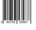 Barcode Image for UPC code 0600753535837