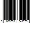 Barcode Image for UPC code 0600753649275