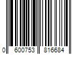 Barcode Image for UPC code 0600753816684