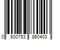 Barcode Image for UPC code 0600753860403