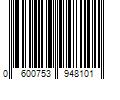 Barcode Image for UPC code 0600753948101