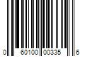 Barcode Image for UPC code 060100003356