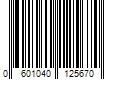 Barcode Image for UPC code 0601040125670