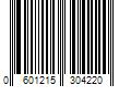 Barcode Image for UPC code 0601215304220