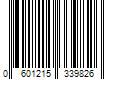 Barcode Image for UPC code 0601215339826