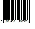 Barcode Image for UPC code 0601420263503