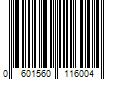 Barcode Image for UPC code 0601560116004