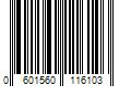 Barcode Image for UPC code 0601560116103