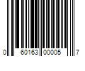 Barcode Image for UPC code 060163000057