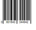 Barcode Image for UPC code 0601643344942