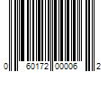 Barcode Image for UPC code 060172000062