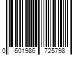 Barcode Image for UPC code 0601986725798