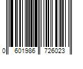 Barcode Image for UPC code 0601986726023