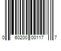 Barcode Image for UPC code 060200001177