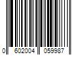 Barcode Image for UPC code 0602004059987