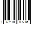 Barcode Image for UPC code 0602004095381