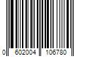 Barcode Image for UPC code 0602004106780