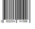 Barcode Image for UPC code 0602004141996